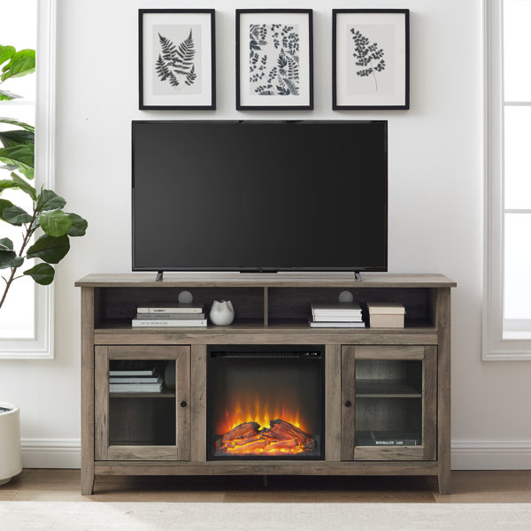 Faux Stone Fireplace Tv Stand Wayfair